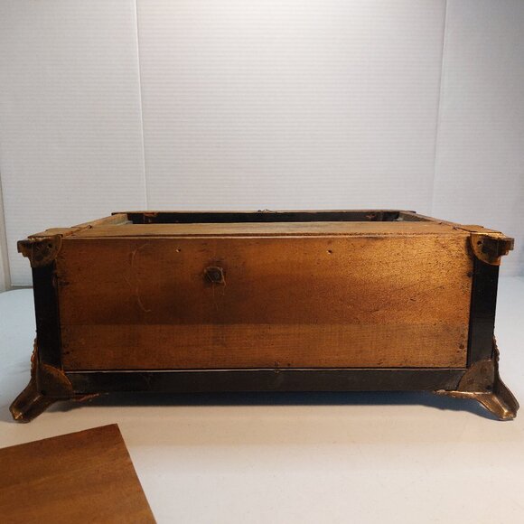 Vtg 1920s  "Longfellow" 8 Day Mantle Clock ~ Runs and has key and Pendulum - Picture 10 of 11